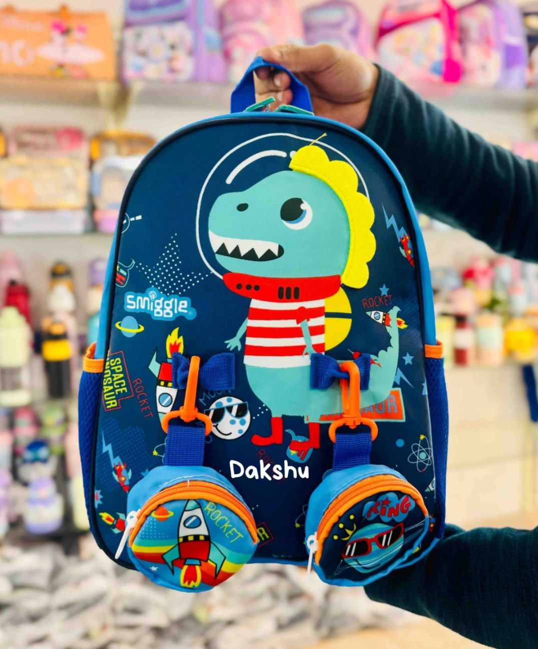 Dinosaur Themed School Bag - 13 inches