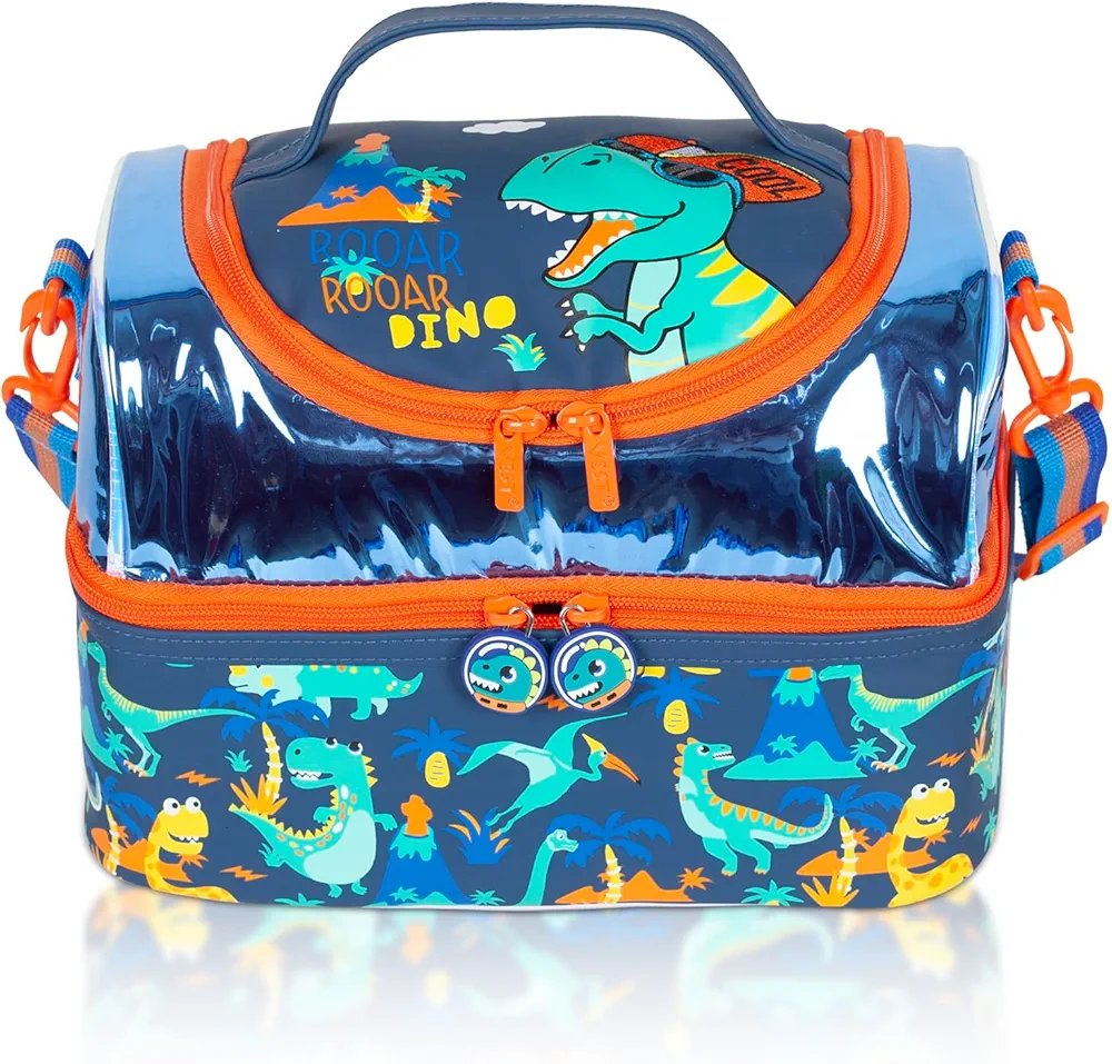 Dinosaur Design Insulated Lunch Bag
