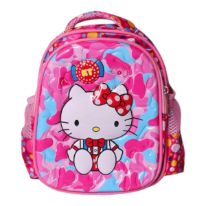 Embossed Hello Kitty School Bag - 9 inches