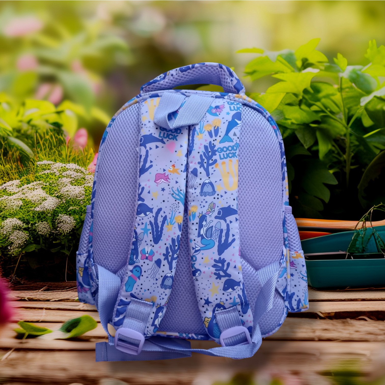 Mermaid Themed School Bag - 11 inches - Image 2